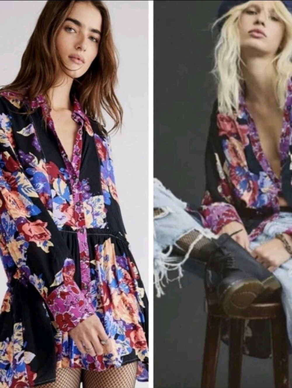 Free People Brunch A Bunch Tunic S